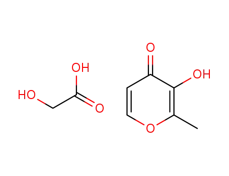 3-hydroxy-2-methyl-4-pyrone/glycolic acid 1:1 cocrystals
