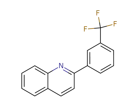 Molecular Structure of 396-84-9 (Quinoline, 2-[3-(trifluoromethyl)phenyl]-)