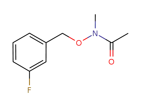 N-((3-fluorobenzyl)oxy)-N-methylacetamide
