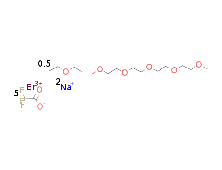 [Na2Er(trifluoroacetate)5(tetraglyme)]*0.5(diethyl ether)