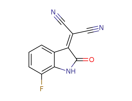 2-(7-fluoro-2-oxoindolin-3-ylidene)malononitrile