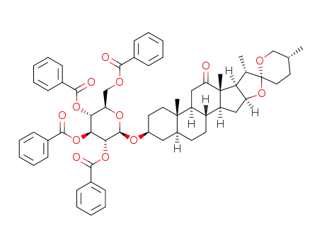 hecogenyl 2,3,4,6-tetra-O-benzoyl-β-D-glucopyranoside
