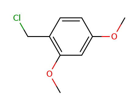 Molecular Structure of 55791-52-1 (2,4-Dimethoxybenzylchloride)