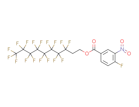 3,3,4,4,5,5,6,6,7,7,8,8,9,9,10,10,10-heptadecafluorodecyl 4-fluoro-3-nitrobenzoate