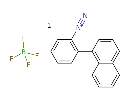 2-(1-naphthalenyl)benzenediazonium tetrafluoroborate
