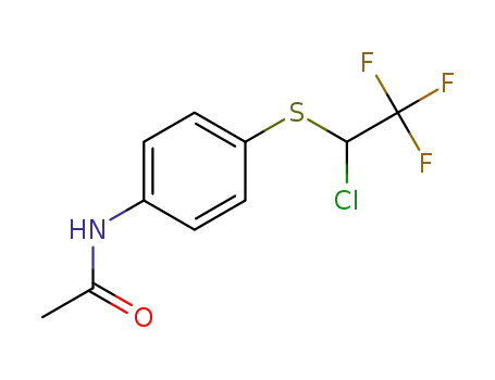 N-(4-(1-chloro-2,2,2-trifluoroethylthio)phenyl)acetamide