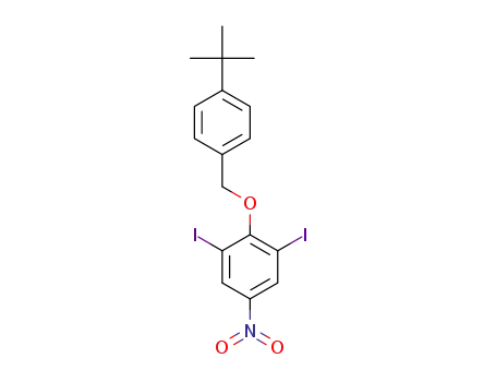 4-(t-butyl)benzyl 2,6-diiodo-4-nitrophenyl ether