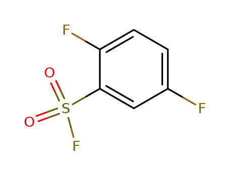 Molecular Structure of 62094-86-4 (Benzenesulfonyl fluoride, 2,5-difluoro-)