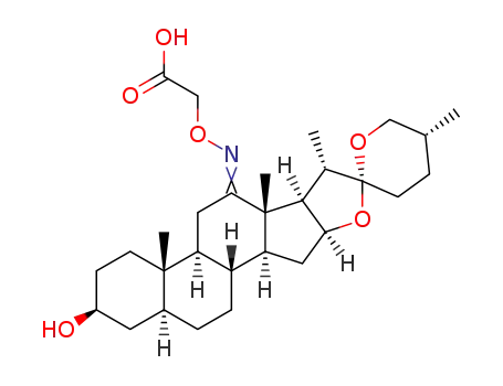 (25R)-12E-[O-(carboxymethyl)oximino]-5α-spirostan-3β-ol