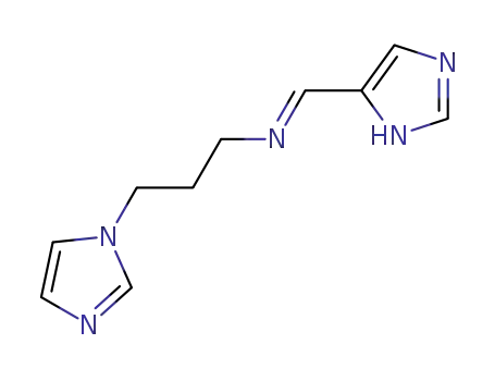 N-[(E)-1H-imidazol-5-ylmethylidene]-N-[3-(1H-imidazol-1-yl)propyl]amine