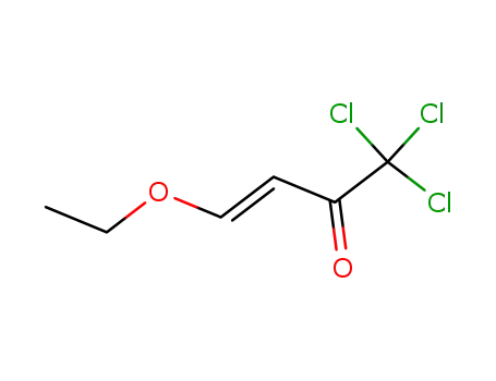 Molecular Structure of 59938-07-7 (3-Buten-2-one, 1,1,1-trichloro-4-ethoxy-, (3E)-)