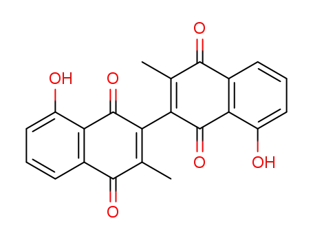 8,8'-dihydroxy-3,3'-dimethyl[2,2']binaphthalenyl-1,4,1',4'-tetraone