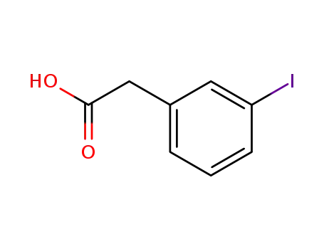 Molecular Structure of 1878-69-9 (3-Iodophenylacetic acid)