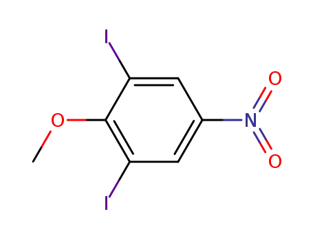 1-methoxy-2,6-diiodido-4-nitrobenzene