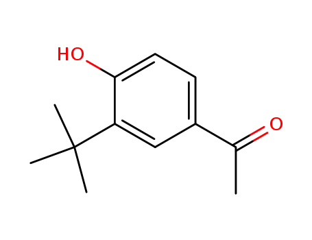 Molecular Structure of 16928-01-1 (Ethanone, 1-[3-(1,1-dimethylethyl)-4-hydroxyphenyl]-)