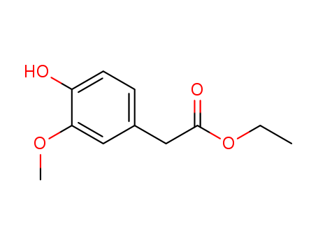 Benzeneacetic acid,4-hydroxy-3-methoxy-, ethyl ester