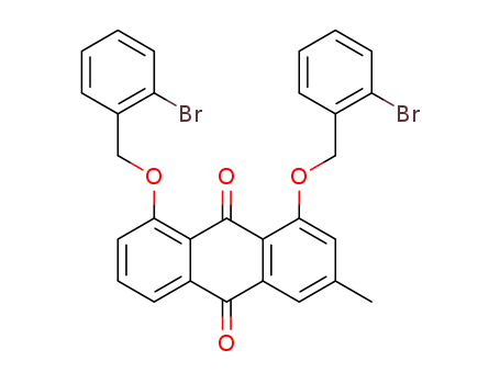 1,8-bis(2-bromobenzyloxy)-3-methylanthracene-9, 10-dione