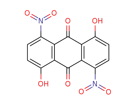 Molecular Structure of 128-91-6 (1,5-DIHYDROXY-4,8-DINITROANTHRAQUINONE)
