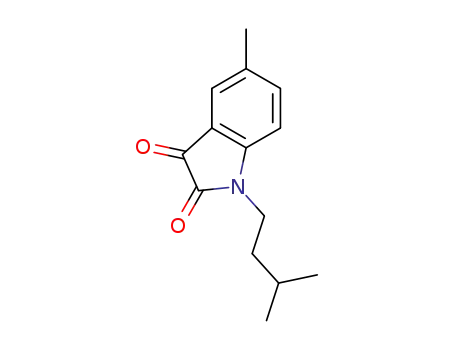 1-isopentyl-5-methylindoline-2,3-dione