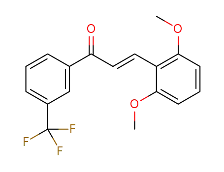 (E)-1-(3-(trifluoromethyl)phenyl)-3-(2,6-dimethoxyphenyl)prop-2-en-1-one