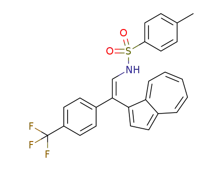 N-((Z)-2-(azulen-1-yl)-2-(4-(trifluoromethyl)phenyl)vinyl)-4-methylbenzenesulfonamide