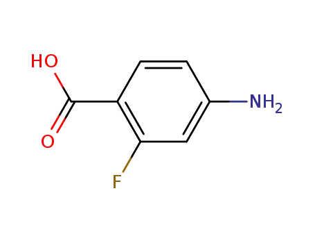 Molecular Structure of 446-31-1 (4-AMINO-2-FLUOROBENZOIC ACID)