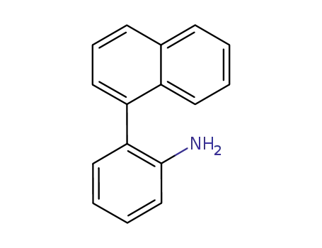 Molecular Structure of 92855-12-4 (Benzenamine, 2-(1-naphthalenyl)-)