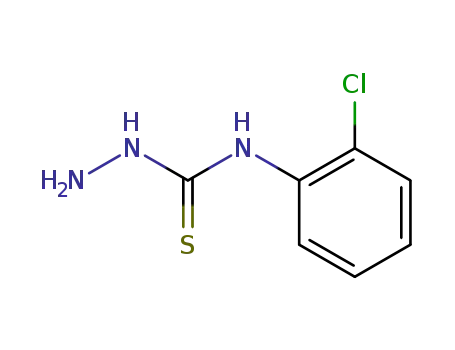 Molecular Structure of 42135-75-1 (4-(2-CHLOROPHENYL)-3-THIOSEMICARBAZIDE)