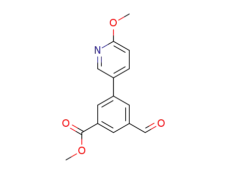 methyl 3-formyl-5-(6-methoxypyridin-3-yl)benzoate