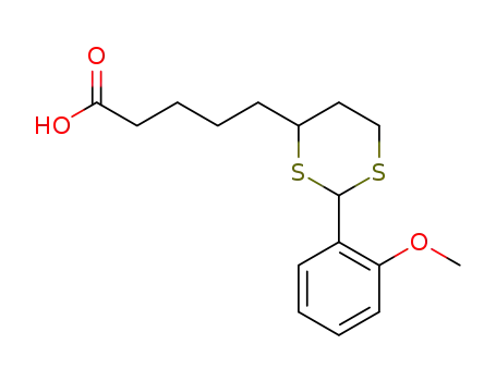 5-(2-(2-methoxyphenyl)-1,3-dithian-4-yl)pentanoic acid