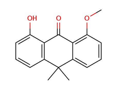 1-hydroxy-8-methoxy-10,10-dimethylanthracen-9(10H)-one