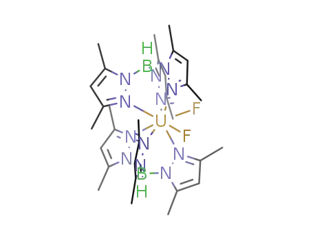 (hydrotris(3,5-dimethylpyrazolyl)borate)2UF