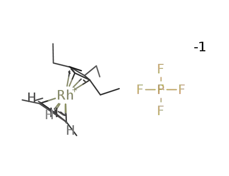 [(C4Et4)Rh(p-xylene)]+PF6