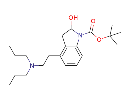 tert-butyl 4-(2-(dipropylamino)ethyl)-2-hydroxyindoline-1-carboxylate