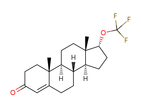 (8R,9S,10R,13S,14S,17R)-10,13-dimethyl-17-(trifluoromethoxy)-6,7,8,9,10,11,12,13,14,15,16,17-dodecahydro-1H-cyclopenta[a]phenanthren-3(2H)-one