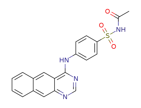 N-(4-(benzo[g]quinazolin-4-ylamino)phenylsulfonyl)acetamide