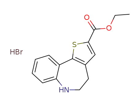 ethyl 5,6-dihydro-4H-benzo[b]thieno[2,3-d]azepine-2-carboxylate hydrobromide