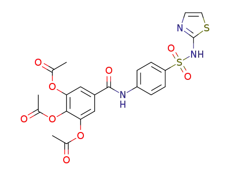 N-(sulfathiazole)-3,4,5-triacetoxybenzamide