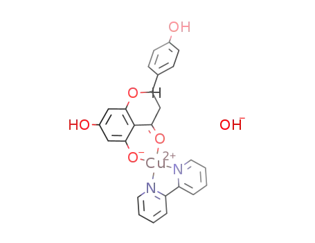 Cu(naringenin)(2,2'-bipyridine)