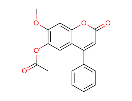 7-methoxy-2-oxo-4-phenyl-2H-chromen-6-yl acetate