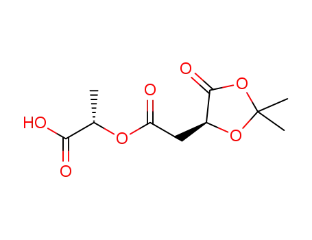 (S)-2-(2-((S)-2,2-dimethyl-5-oxo-1,3-dioxolan-4-yl)acetoxy)propanoic acid