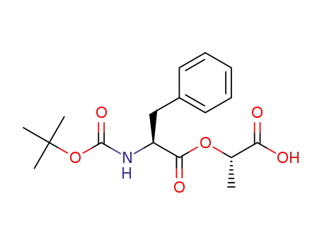 (S)-2-(((S)-2-((tert-butoxycarbonyl)amino)-3-phenylpropanoyl)oxy)propanoic acid