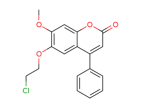 6-(2-chloroethoxy)-7-methoxy-4-phenyl-2H-chromen-2-one