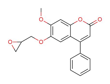 7-methoxy-6-(oxiran-2-ylmethoxy)-4-phenyl-2H-chromen-2-one