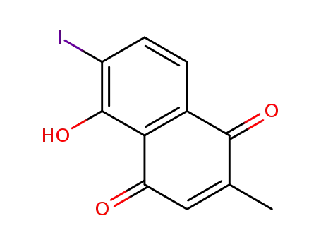 5-hydroxy-6-iodo-2-methyl-1,4-naphthoquinone