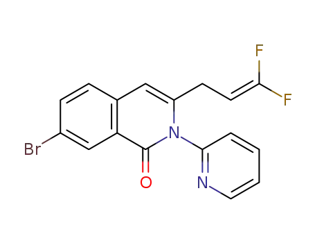 7-bromo-3-(3,3-difluoroallyl)-2-(pyridin-2-yl)isoquinolin-1(2H)-one