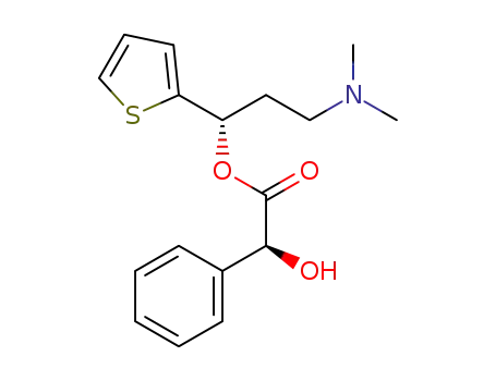 (S)-N,N-dimethyl-3-hydroxy-3-(thiophen-2-yl)propylamine mandelate