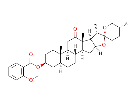3β-O-(4'-chlorobenzoyl)-5α,25R-spirostan-12-one