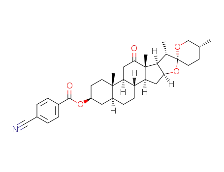 3β-O-(5'-cyanobenzoyl)-5α,25R-spirostan-12-one