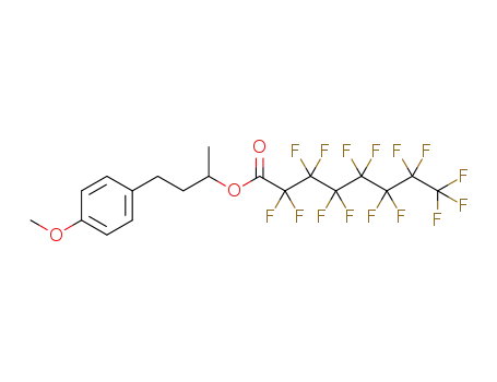 1-(4-methoxyphenyl)but-3-yl perfluorooctanoate